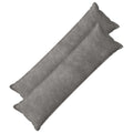 vidaXL Poszewka na poduszkę 2 pcs HOUTEN jasnoszary 40 x 145 cm