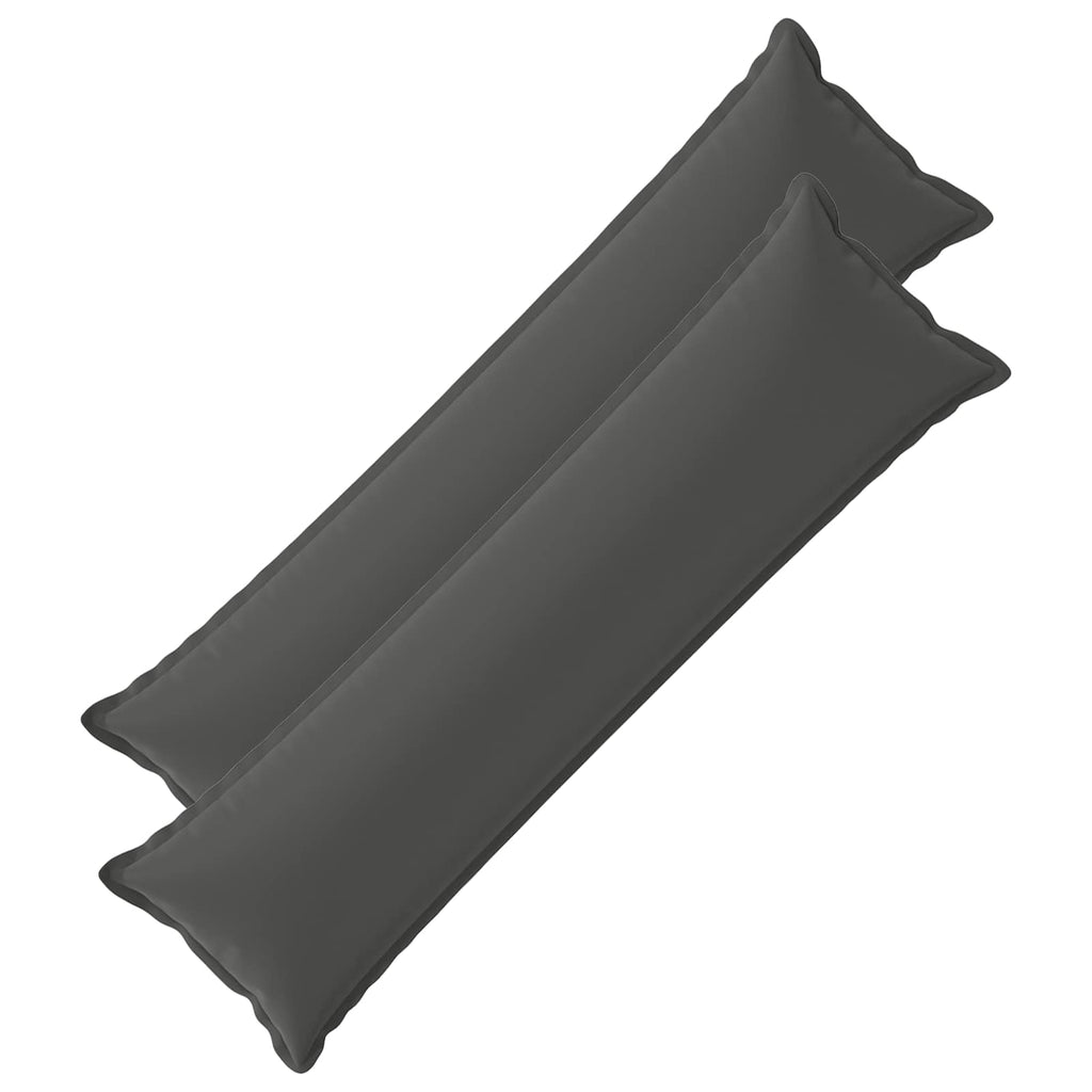 vidaXL Poszewka na poduszkę 2 szt. HOUTEN antracytowy 40 x 145 cm