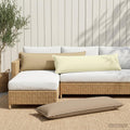 vidaXL Poduszka z poduszką HOUTEN Beżowy 40 x 145 cm Poliester