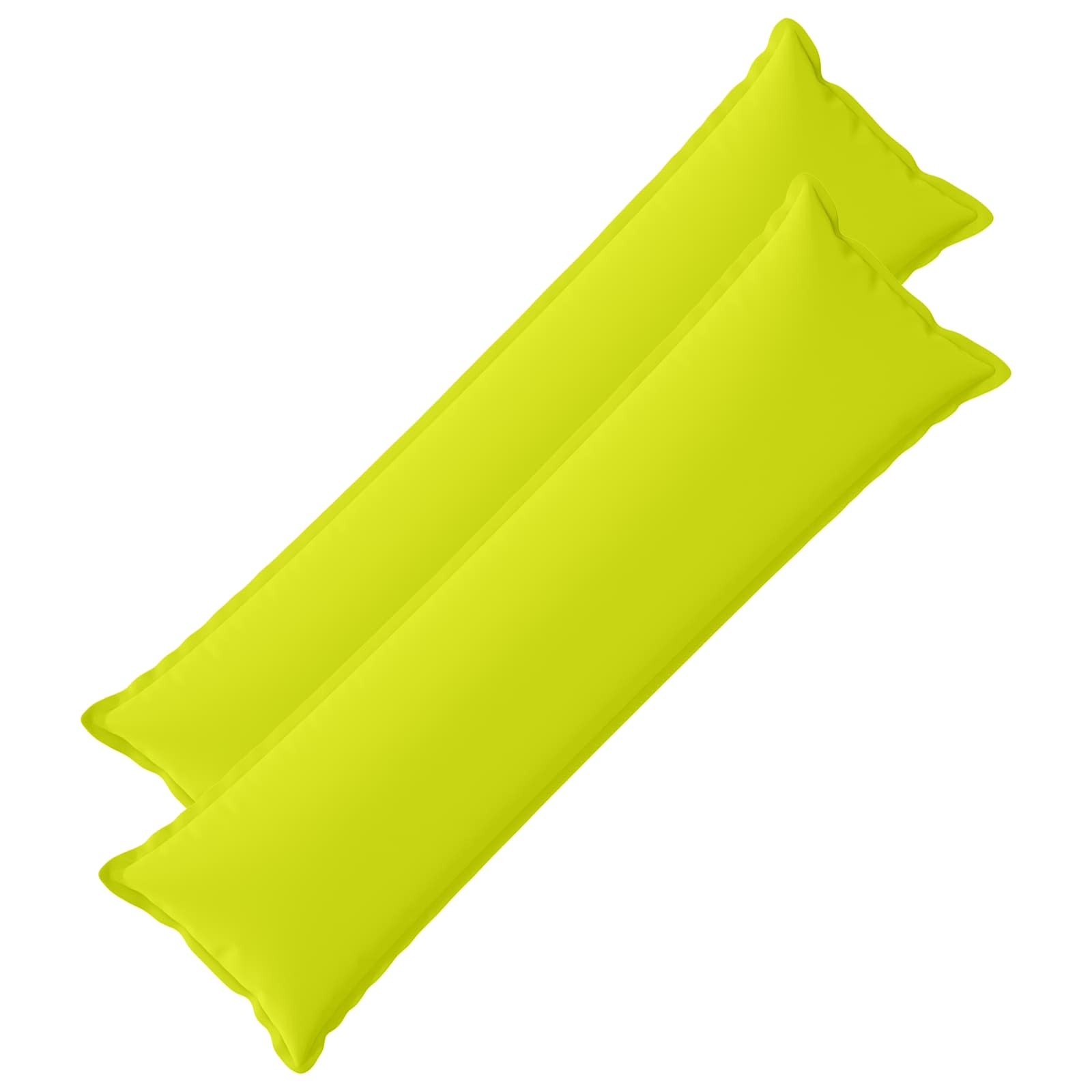 vidaXL Poszewka na poduszkę 2 szt. HOUTEN Jasnozielony 40 x 145 cm