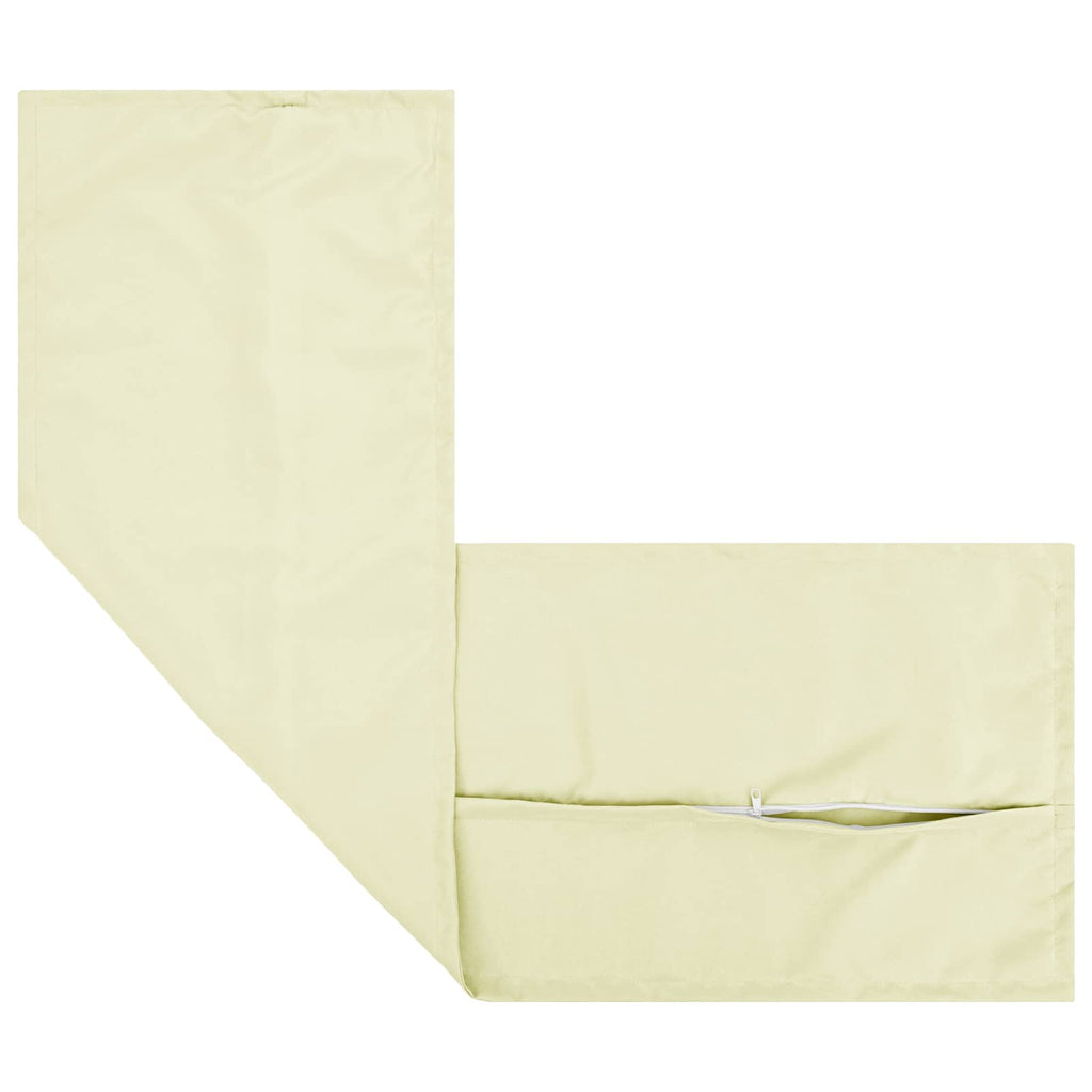 vidaXL Poszewka na poduszkę HOUTEN kremowy 40 x 145 cm Poliester