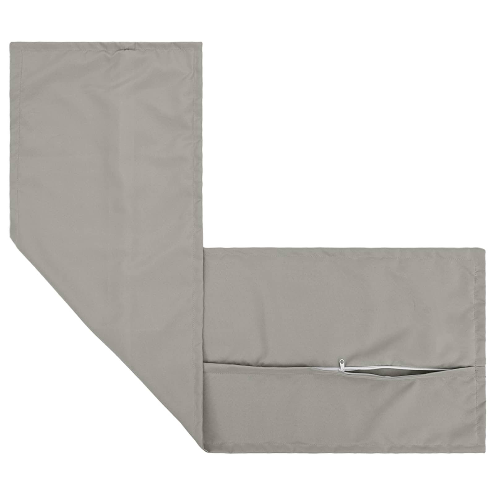 vidaXL Poszewka na poduszkę HOUTEN Szary 40 x 145 cm Poliester