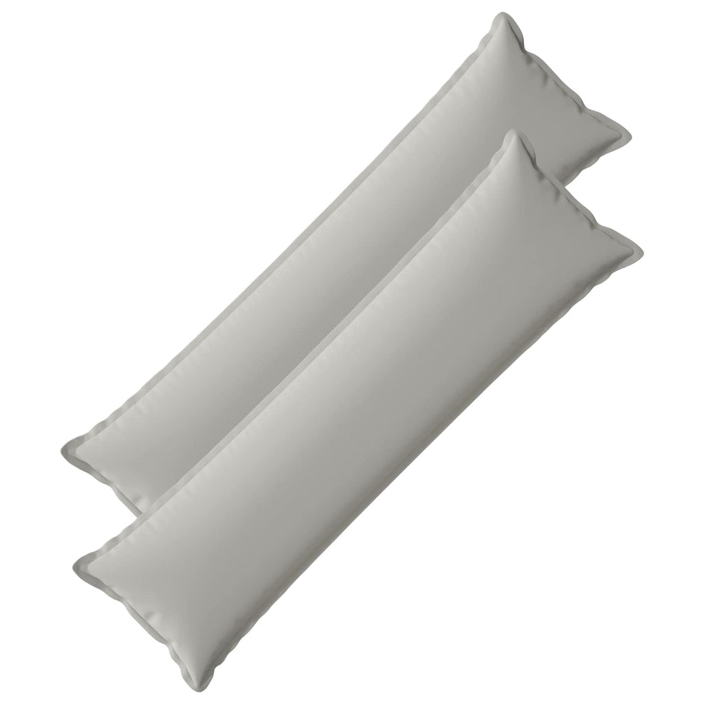 vidaXL Poszewka na poduszkę 2 szt. HOUTEN Szary 40 x 145 cm Poliester