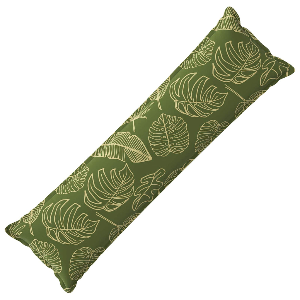 vidaXL Poszewka na poduszkę HOUTEN Wzór liścia 40 x 145 cm Poliester