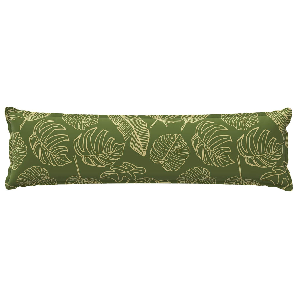 vidaXL Poszewka na poduszkę HOUTEN Wzór liścia 40 x 145 cm Poliester