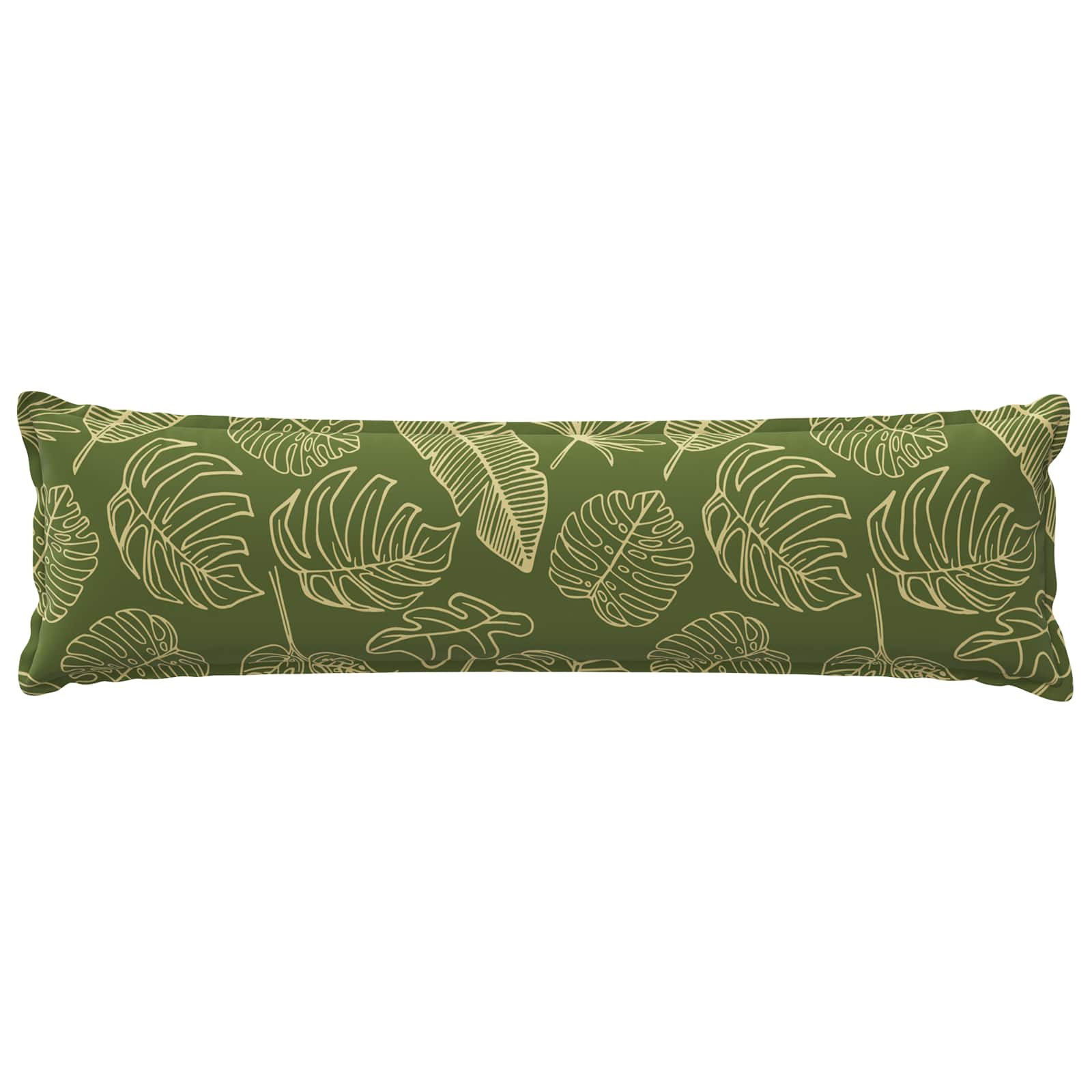 vidaXL Poszewka na poduszkę 2 szt. HOUTEN Wzór liścia 40 x 145 cm