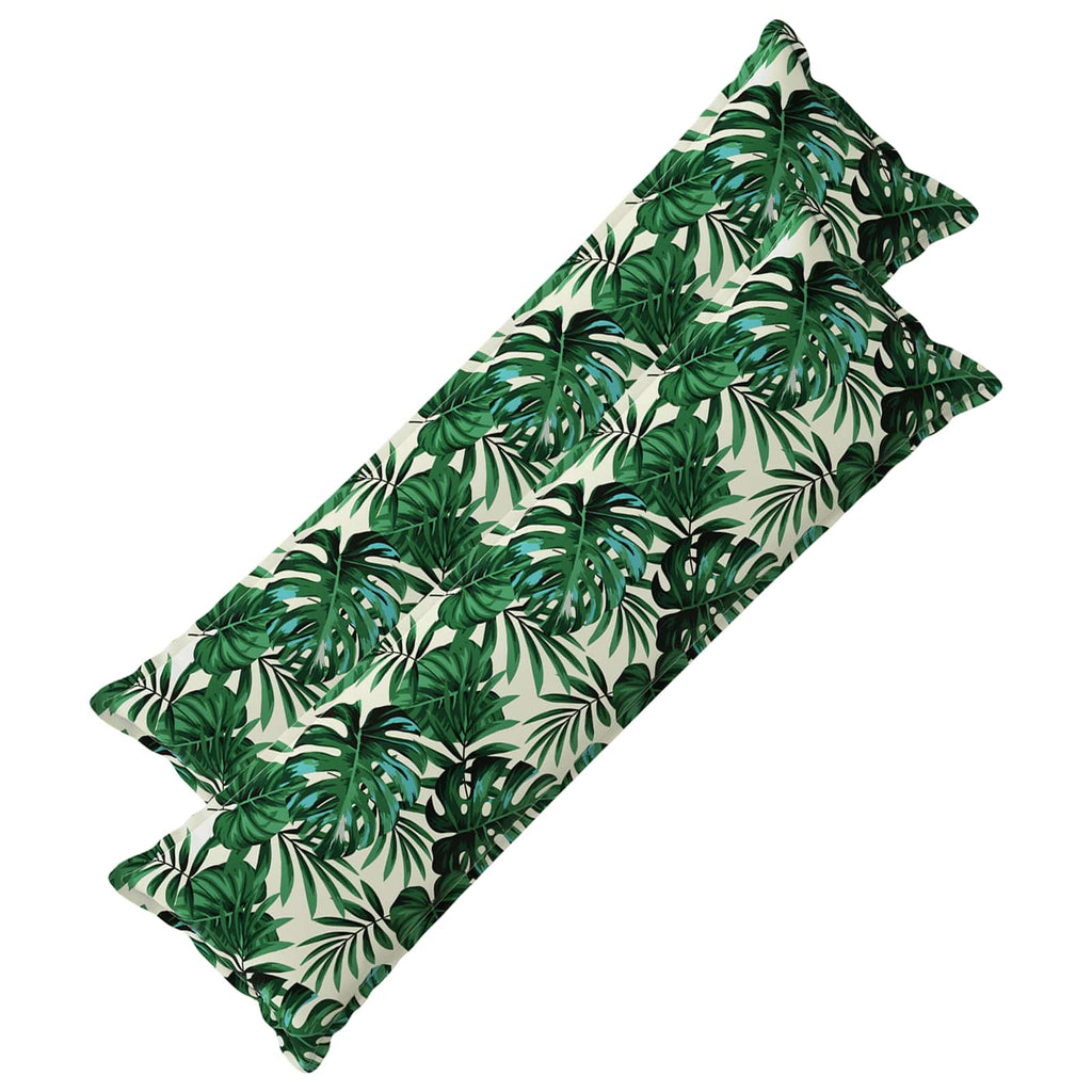 vidaXL Poszewka na poduszkę 2 szt. HOUTEN motyw liści 40 x 145 cm