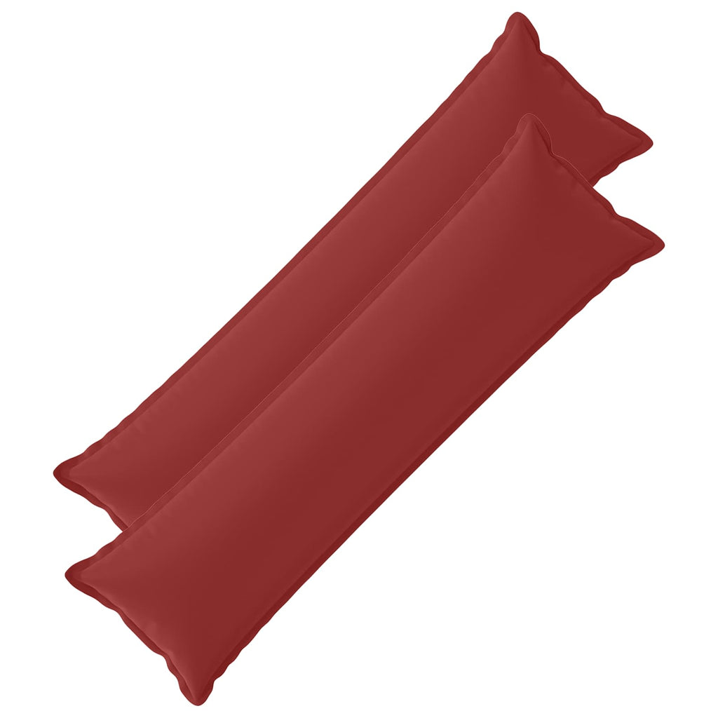 vidaXL Poszewka na poduszkę 2 szt. HOUTEN Czerwone wino 40 x 145 cm