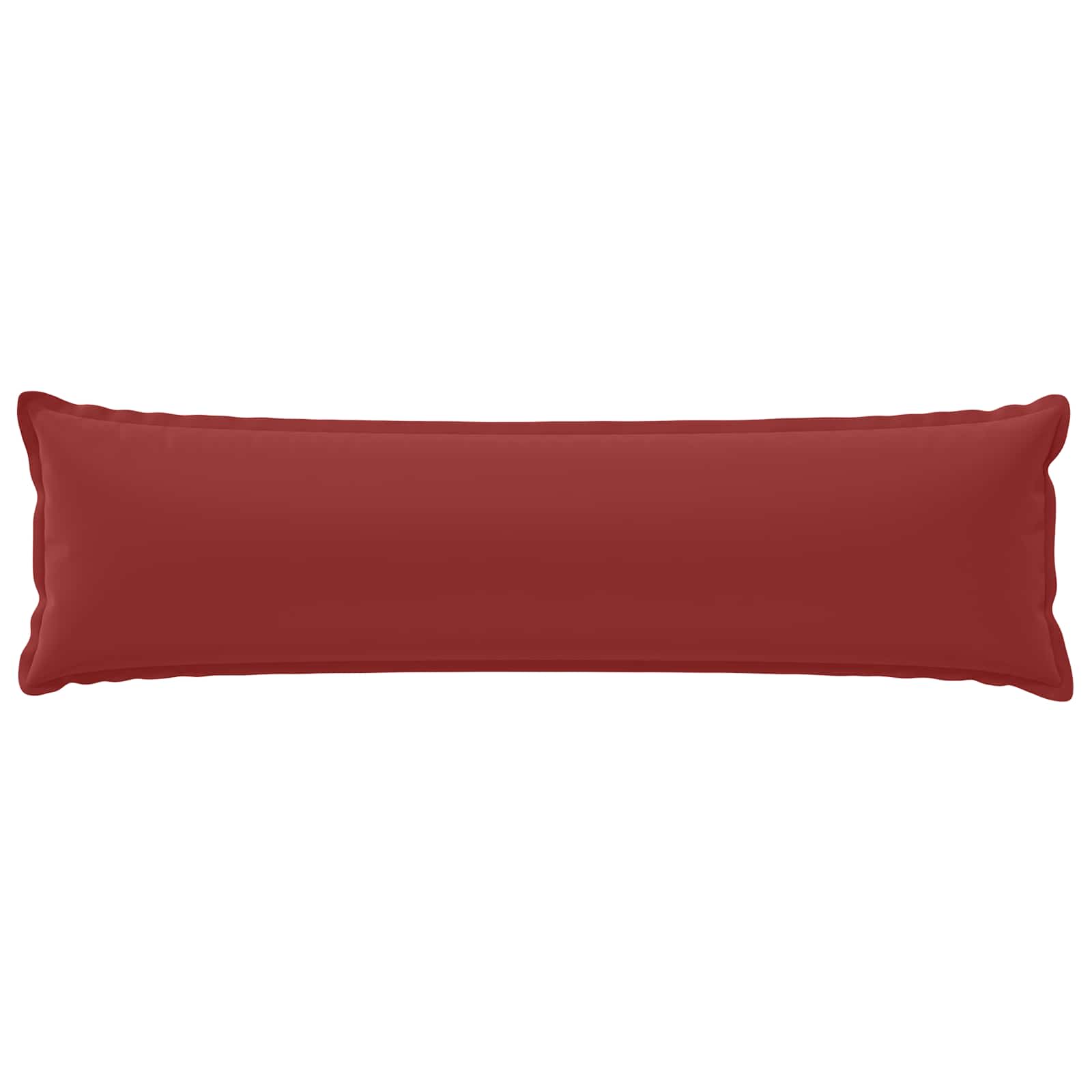 vidaXL Poszewka na poduszkę 2 szt. HOUTEN Czerwone wino 40 x 145 cm