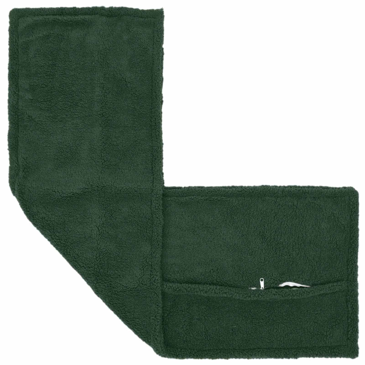 vidaXL Poszewka na poduszkę HOUTEN Ciemnozielony 40 x 145 cm Bouclé