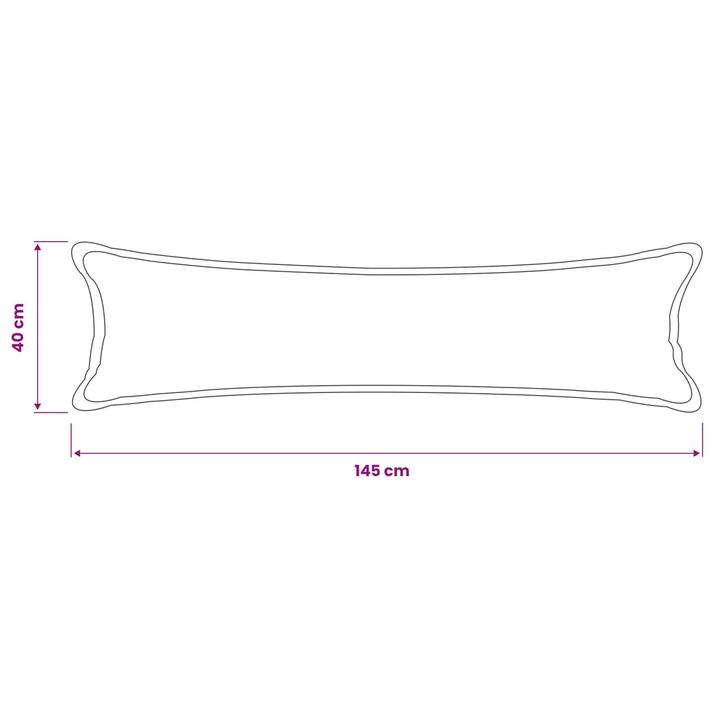 vidaXL Poszewka na poduszkę HOUTEN Ciemnozielony 40 x 145 cm Bouclé
