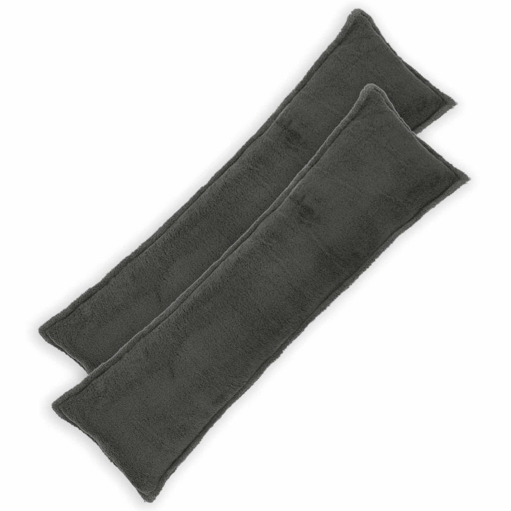 vidaXL Poszewka na poduszkę 2 pcs HOUTEN ciemnoszary 40 x 145 cm
