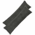 vidaXL Poszewka na poduszkę 2 pcs HOUTEN ciemnoszary 40 x 145 cm