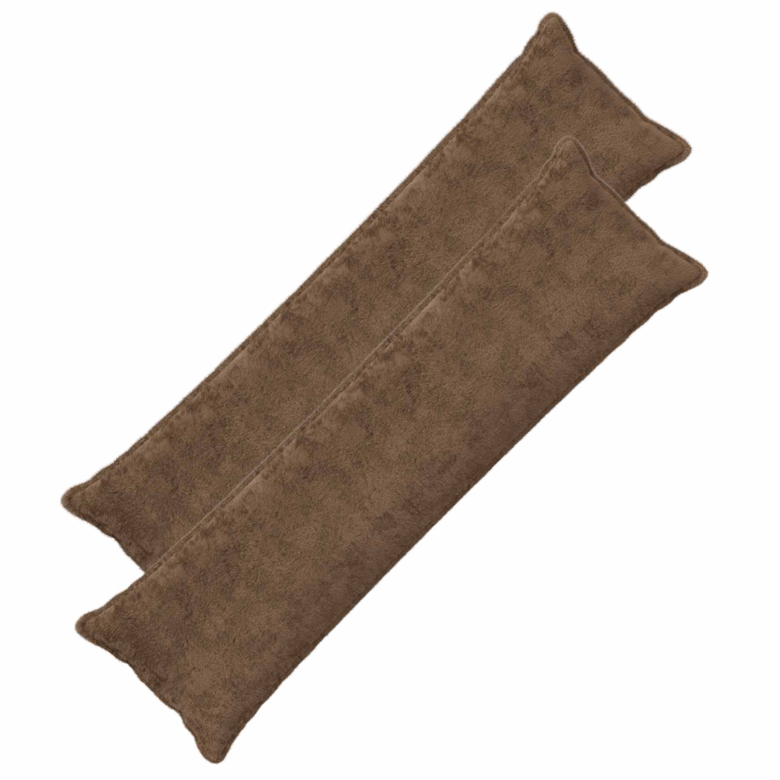 vidaXL Poszewka na poduszkę 2 szt. HOUTEN Jasny Brąz 40 x 145 cm