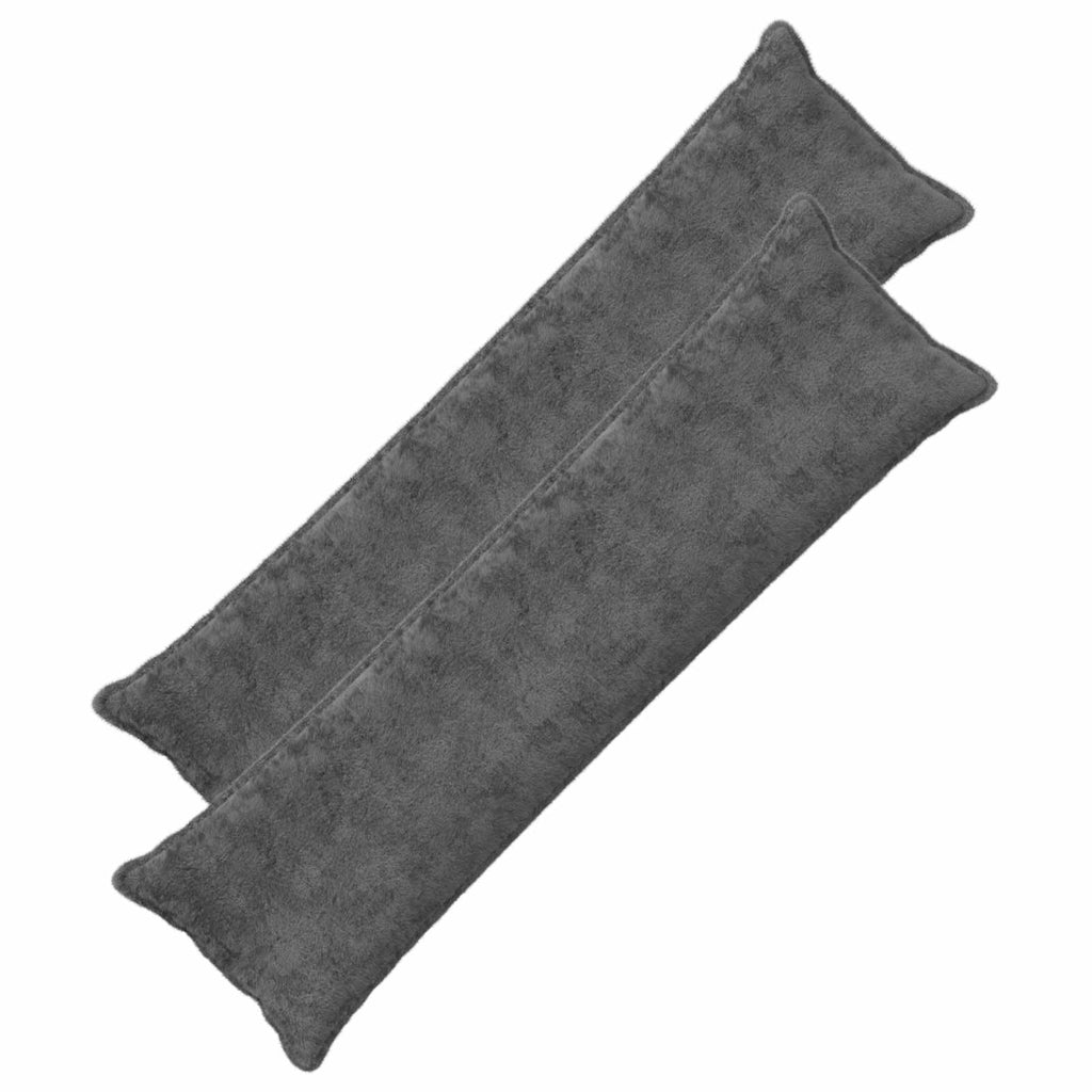 vidaXL Poszewka na poduszkę 2 szt. HOUTEN ciemnoszary 40 x 145 cm