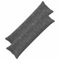 vidaXL Poszewka na poduszkę 2 szt. HOUTEN ciemnoszary 40 x 145 cm