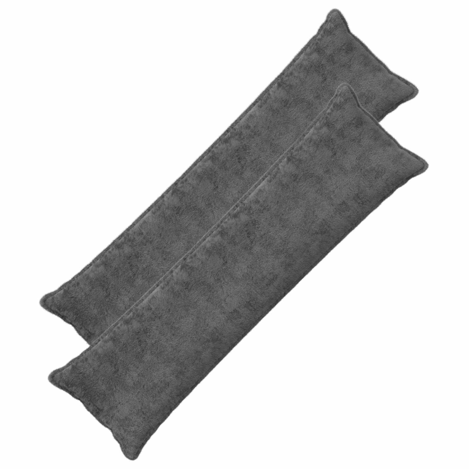 vidaXL Poszewka na poduszkę 2 szt. HOUTEN ciemnoszary 40 x 145 cm