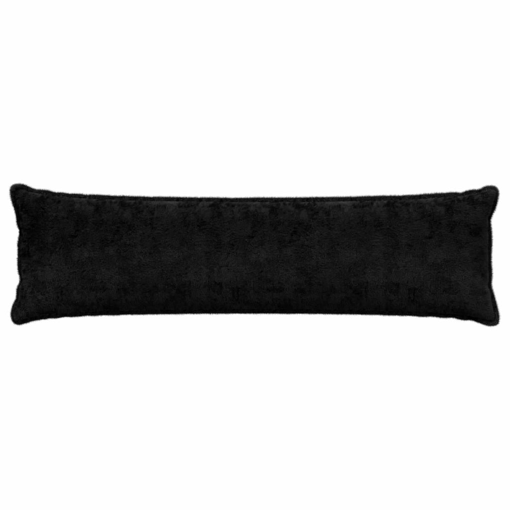 vidaXL Poszewka na poduszkę 2 szt. HOUTEN Czarny 40 x 145 cm