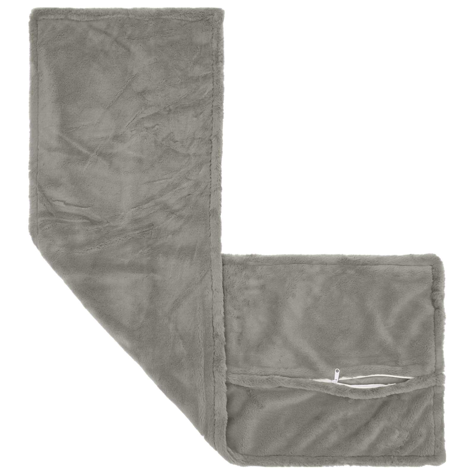 vidaXL Poszewka na poduszkę HOUTEN jasnoszary 40 x 145 cm