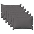 vidaXL Poszewka na poduszkę 6 pcs HOUTEN jasnoszary 40 x 60 cm