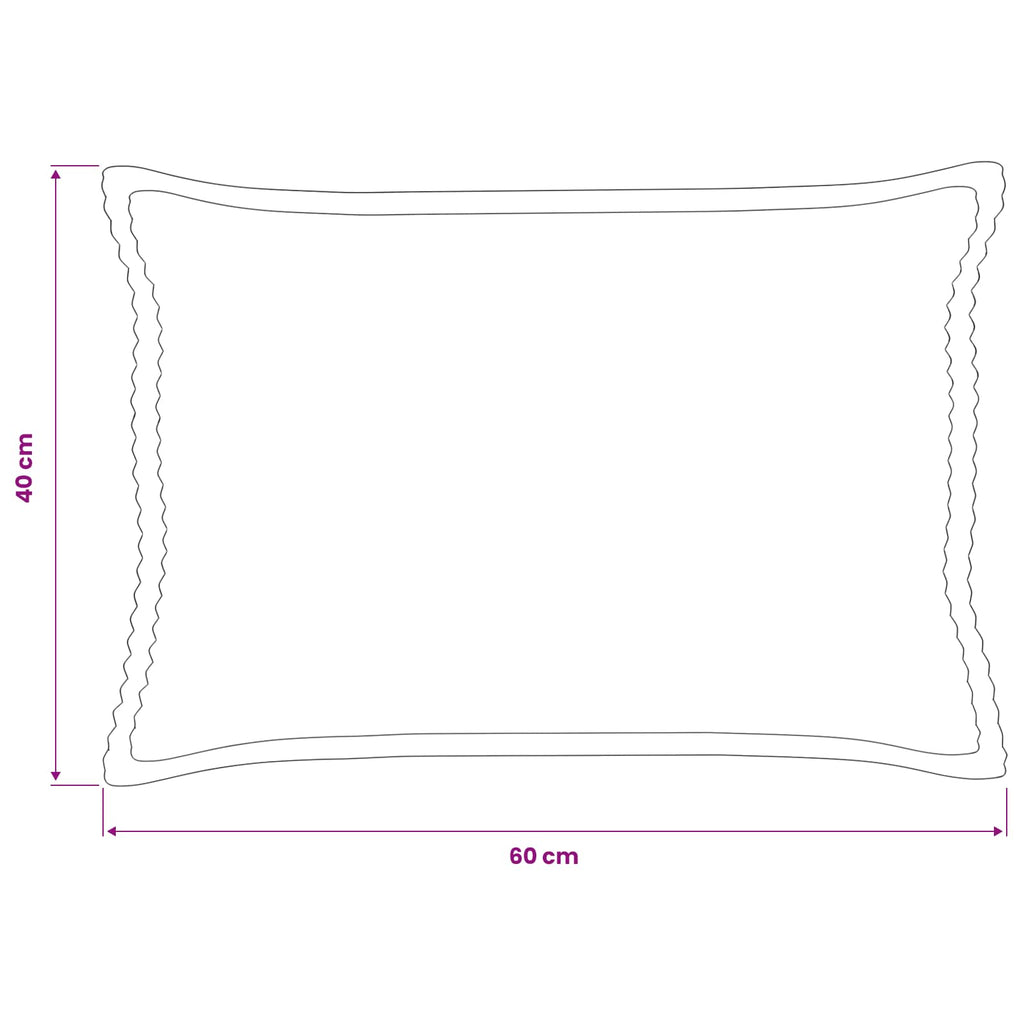 vidaXL Poszewka na poduszkę 2 szt. HOUTEN niebieski 40 x 60 cm sztruks