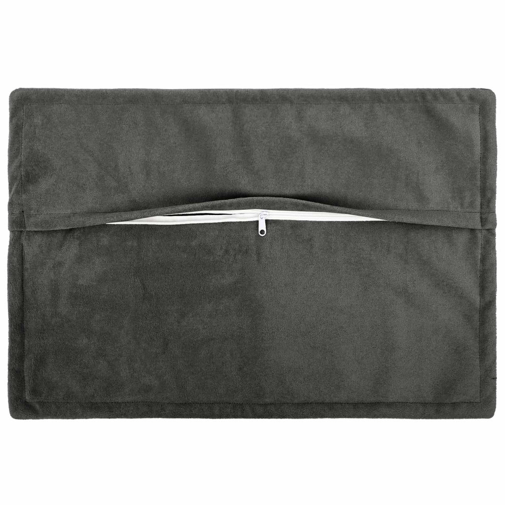 vidaXL Poszewka na poduszkę 2 pcs HOUTEN antracytowy 40 x 60 cm