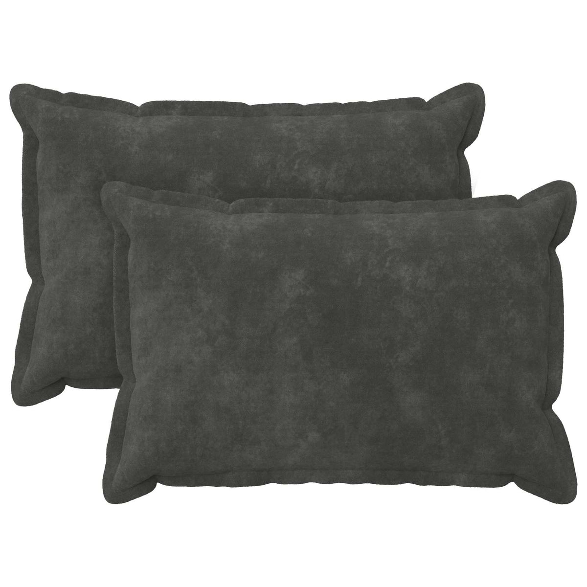 vidaXL Poszewka na poduszkę 2 pcs HOUTEN antracytowy 40 x 60 cm
