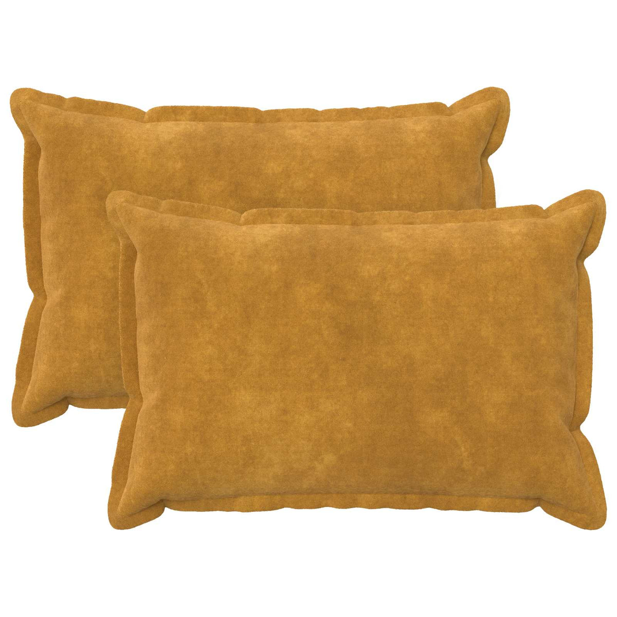 vidaXL Poszewka na poduszkę 2 pcs HOUTEN żółty 40 x 60 cm