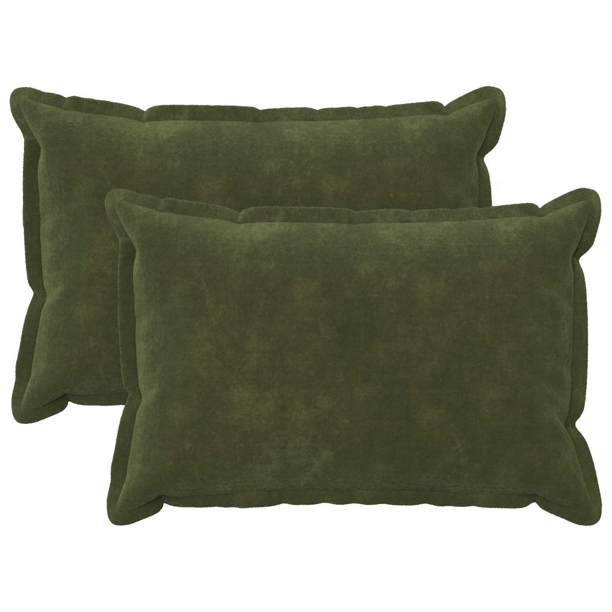 vidaXL Poszewka na poduszkę 2 pcs HOUTEN zielony 40 x 60 cm