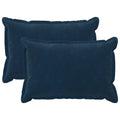 vidaXL Poszewka na poduszkę 2 pcs HOUTEN niebieski 40 x 60 cm