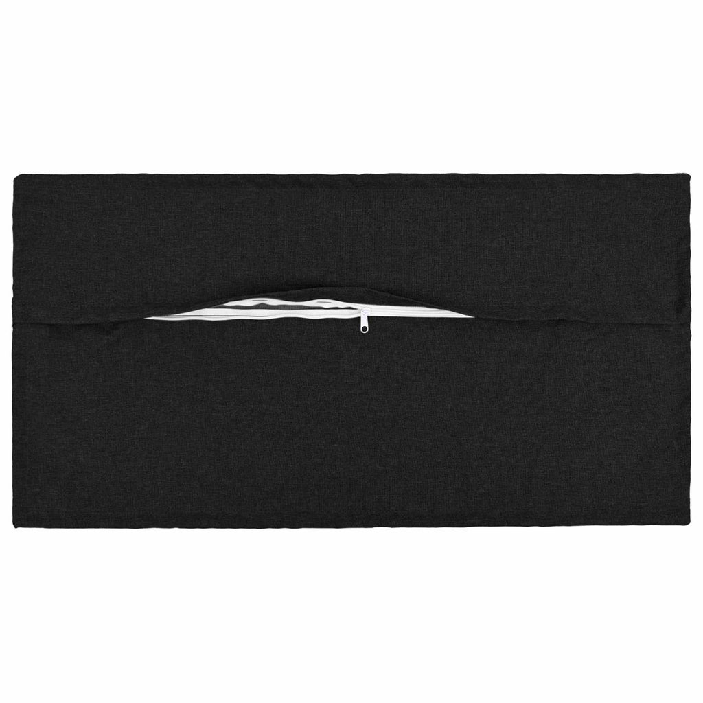 vidaXL Poszewka na poduszkę 2 pcs HOUTEN Czarny 40 x 70 cm