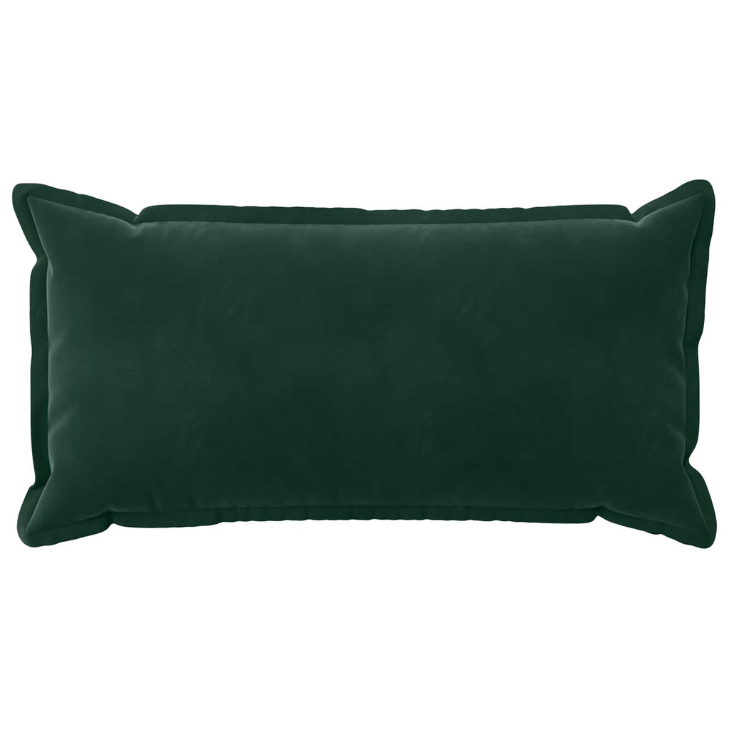 vidaXL Poszewka na poduszkę 2 pcs HOUTEN Ciemnozielony 40 x 70 cm