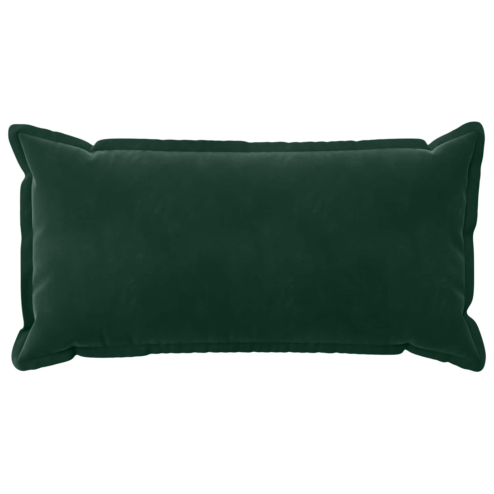 vidaXL Poszewka na poduszkę 2 pcs HOUTEN Ciemnozielony 40 x 70 cm