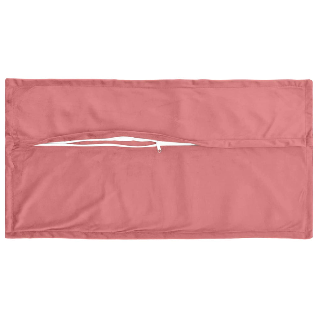 vidaXL Poszewka na poduszkę 2 pcs HOUTEN różowy 40 x 70 cm Welur