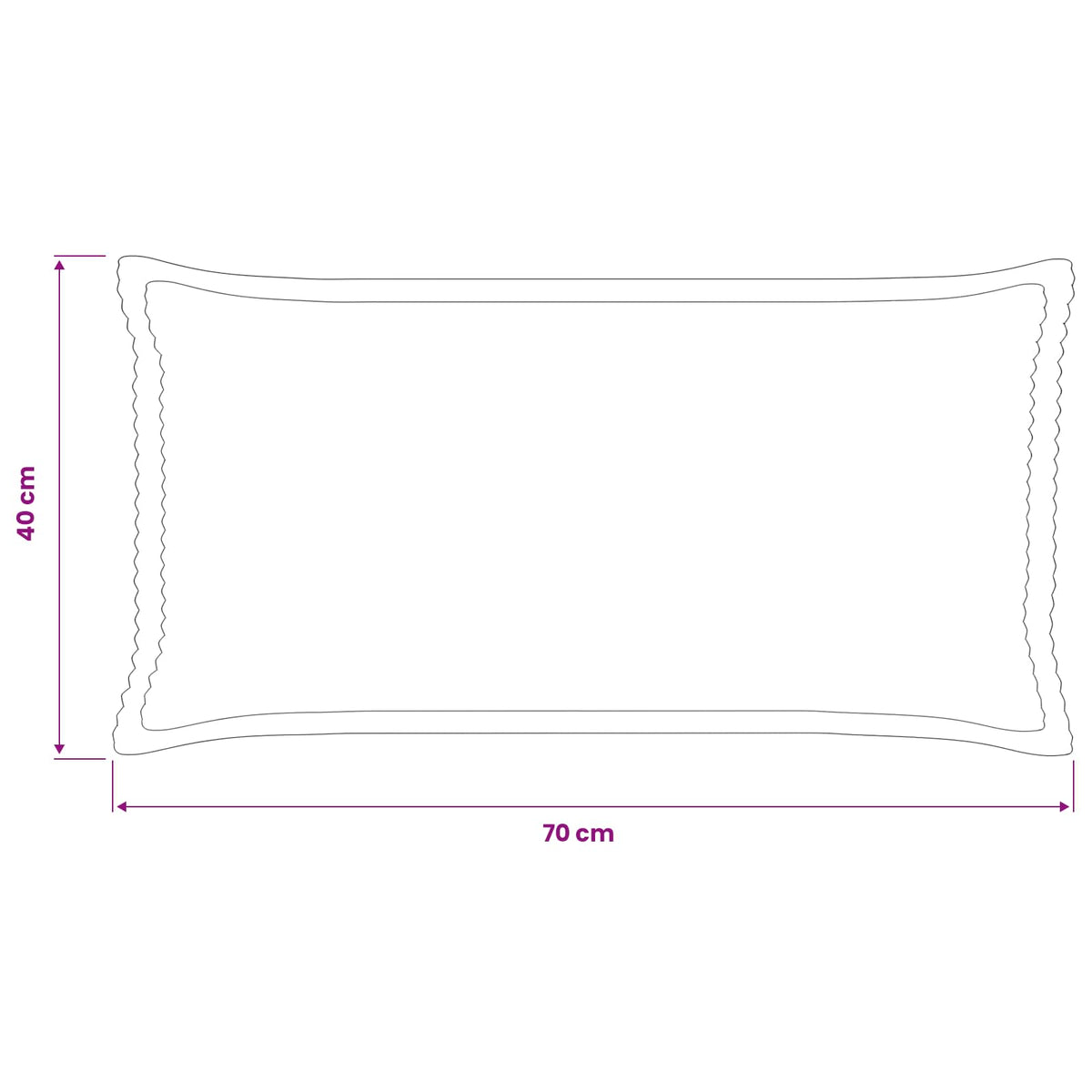 vidaXL Poszewka na poduszkę 6 szt. HOUTEN jasnoszary 40 x 70 cm