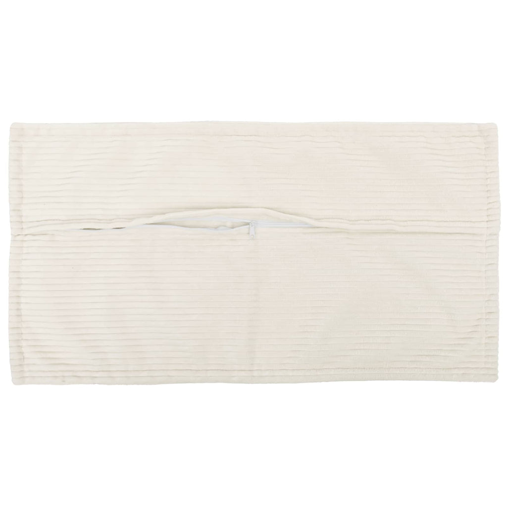 vidaXL Poszewka na poduszkę 2 szt. HOUTEN kremowy 40 x 70 cm sztruks