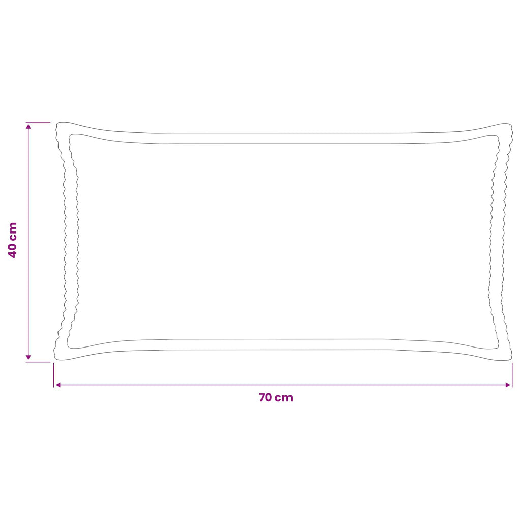 vidaXL Poszewka na poduszkę 2 szt. HOUTEN kremowy 40 x 70 cm sztruks