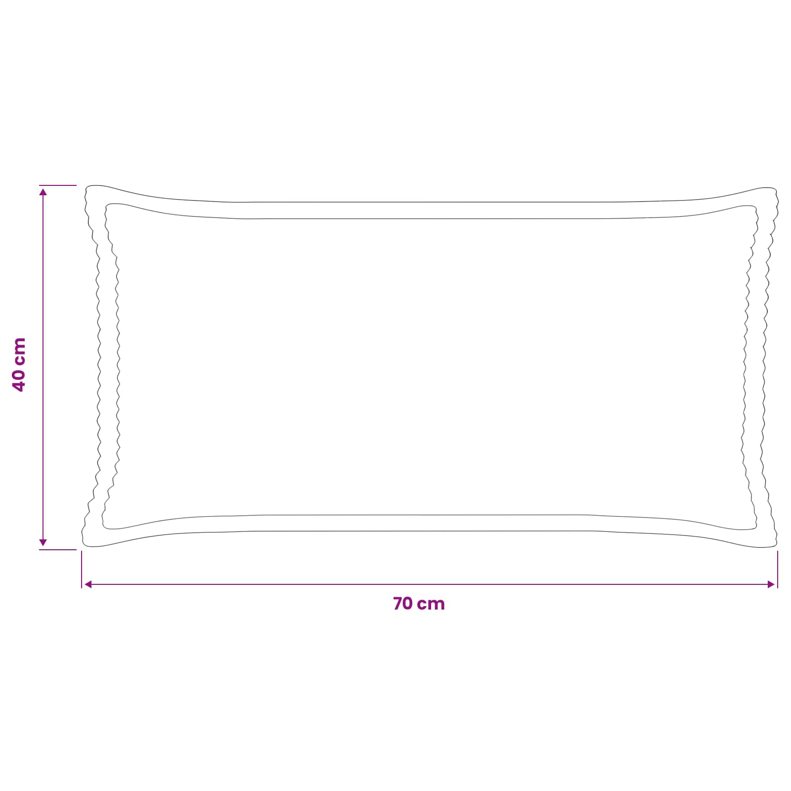 vidaXL Poszewka na poduszkę 2 szt. HOUTEN kremowy 40 x 70 cm sztruks