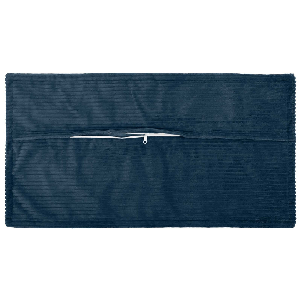vidaXL Poszewka na poduszkę 2 szt. HOUTEN Granatowy 40 x 70 cm sztruks