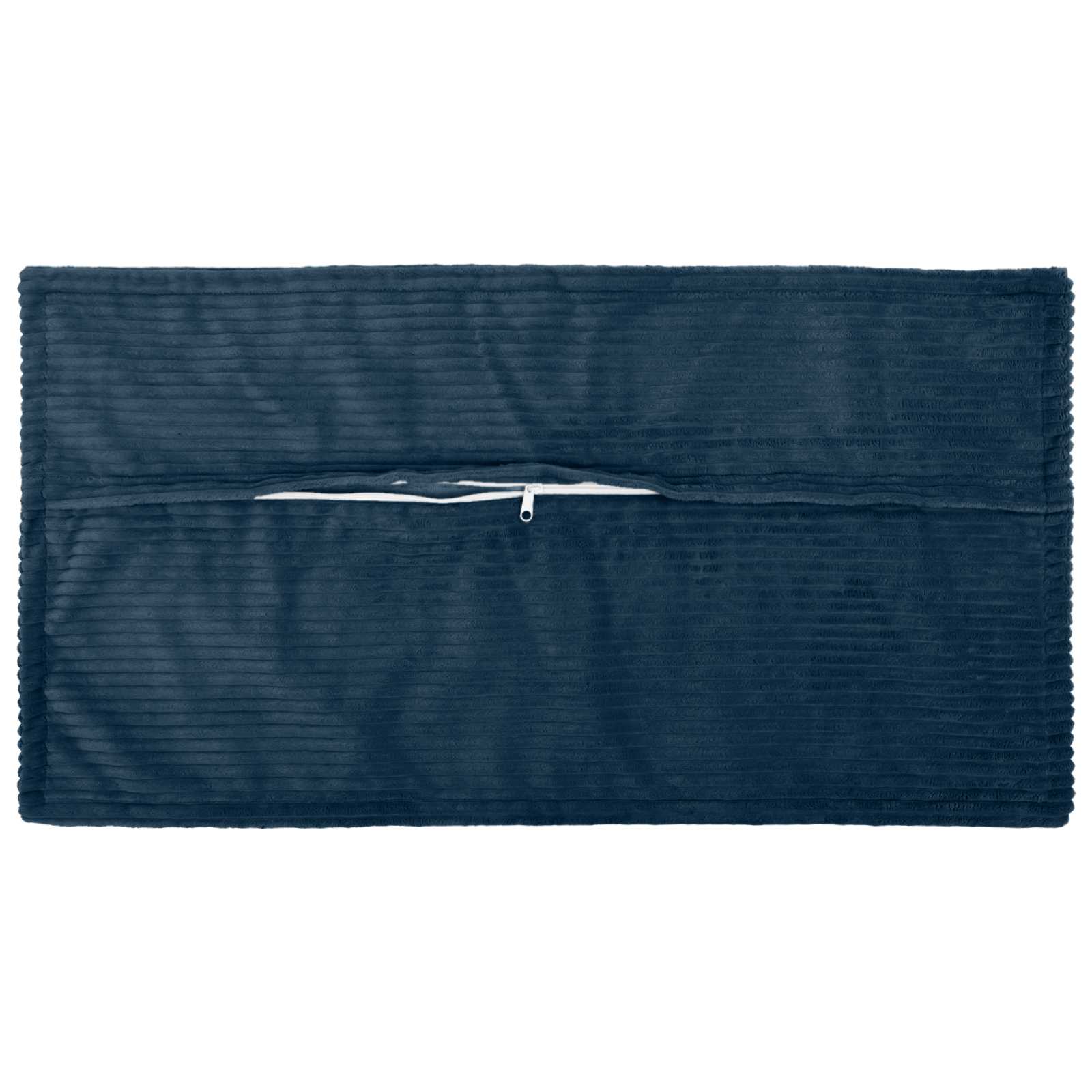 vidaXL Poszewka na poduszkę 2 szt. HOUTEN Granatowy 40 x 70 cm sztruks