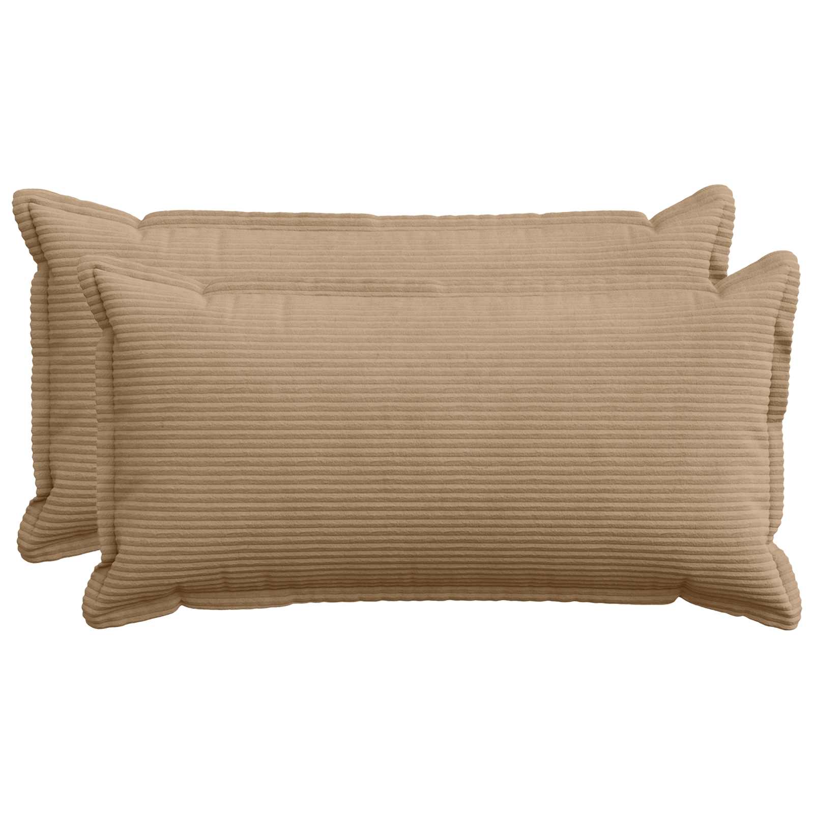 vidaXL Poszewka na poduszkę 2 szt. HOUTEN brązowy 40 x 70 cm sztruks