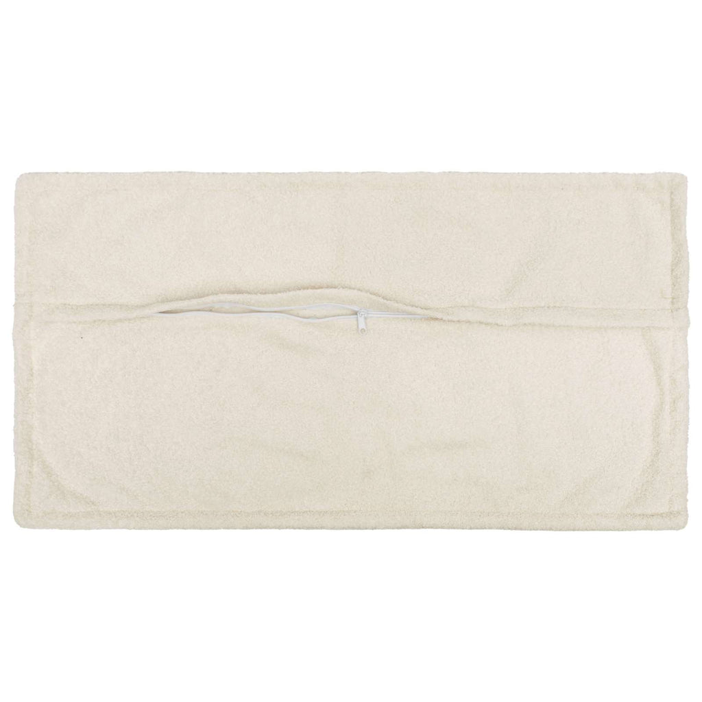 vidaXL Poszewka na poduszkę 2 pcs HOUTEN kremowy 40 x 70 cm Bouclé