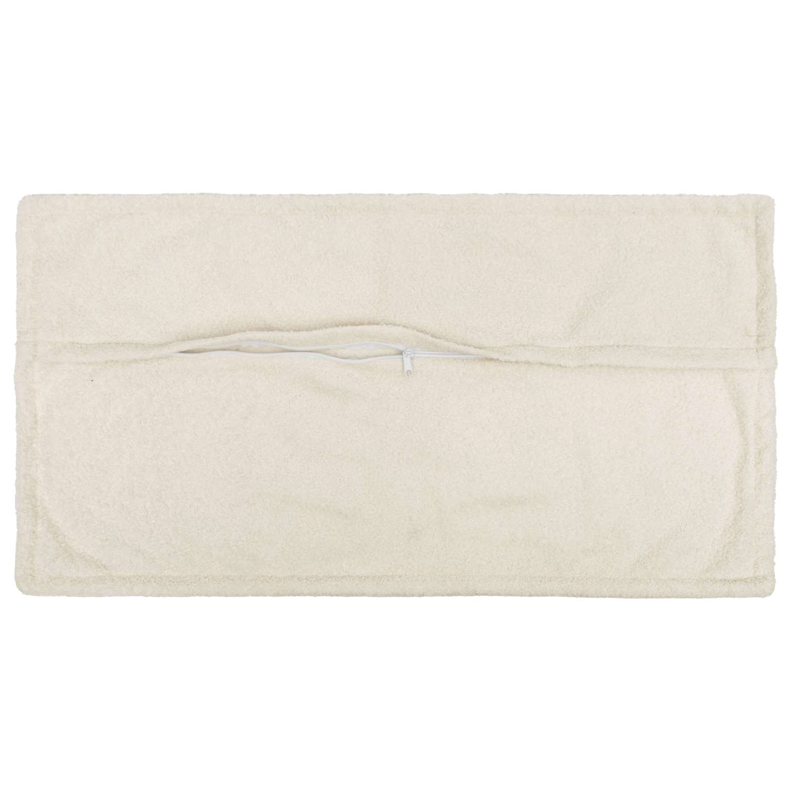 vidaXL Poszewka na poduszkę 2 pcs HOUTEN kremowy 40 x 70 cm Bouclé