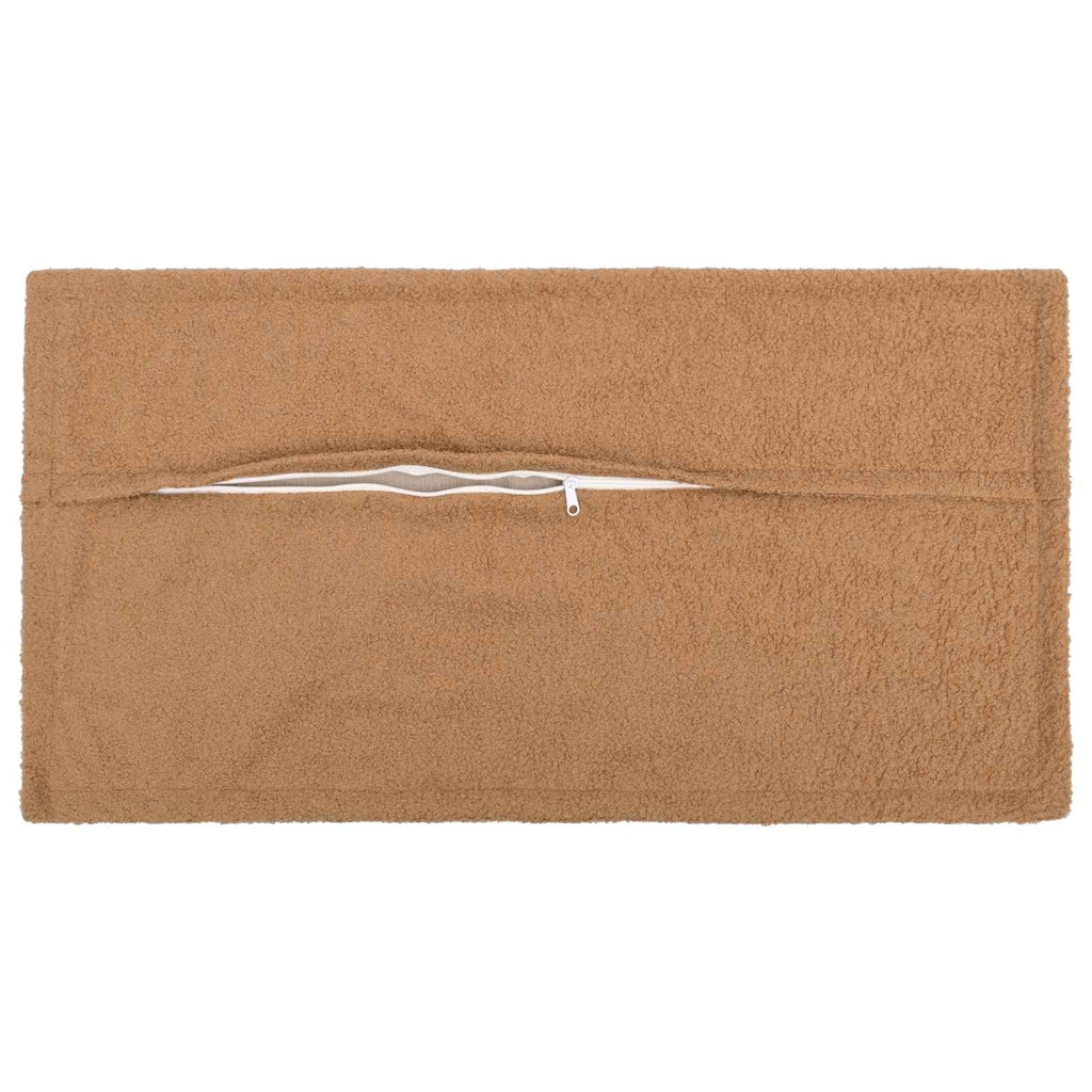 vidaXL Poszewka na poduszkę 2 pcs HOUTEN Beżowy 40 x 70 cm Bouclé