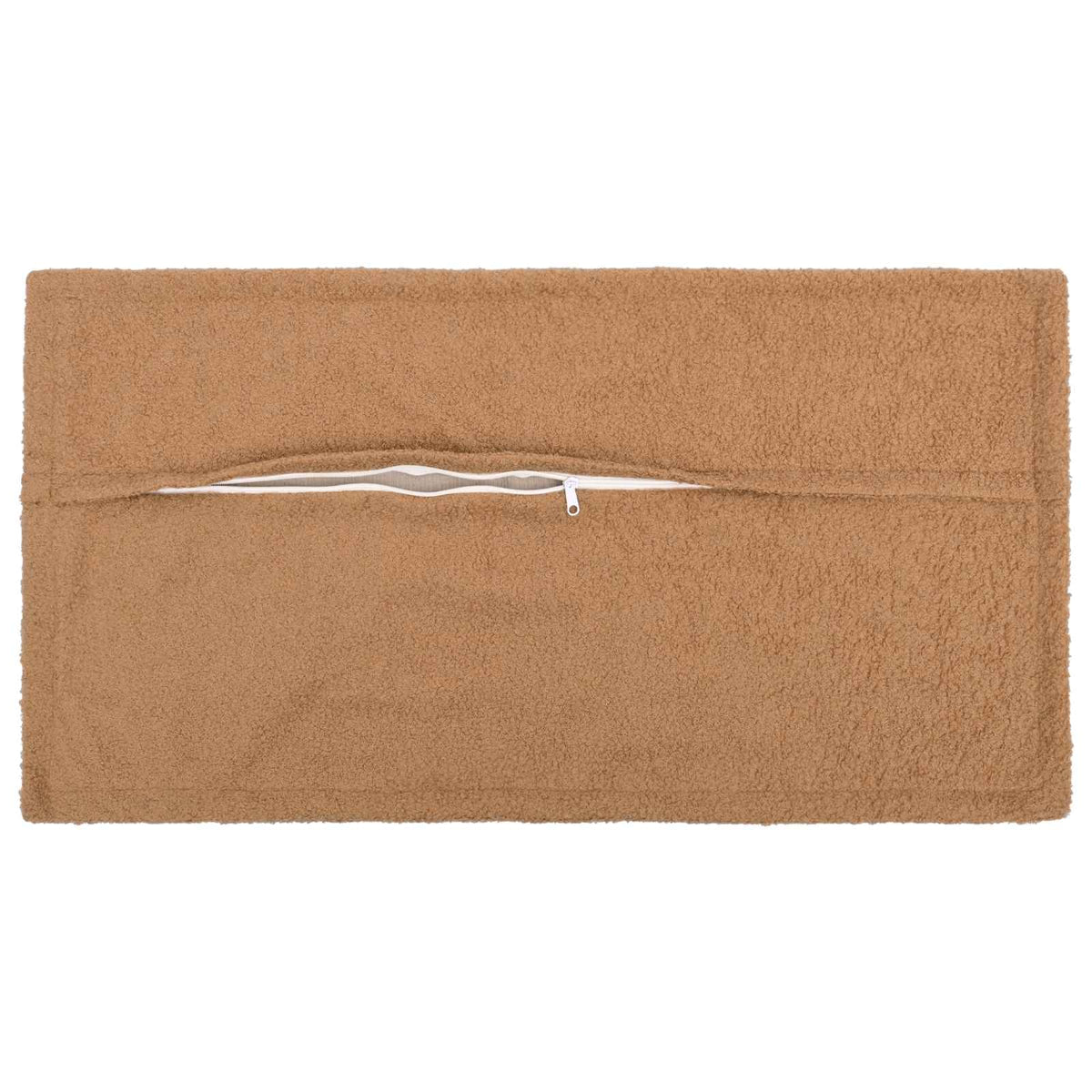 vidaXL Poszewka na poduszkę 2 pcs HOUTEN Beżowy 40 x 70 cm Bouclé