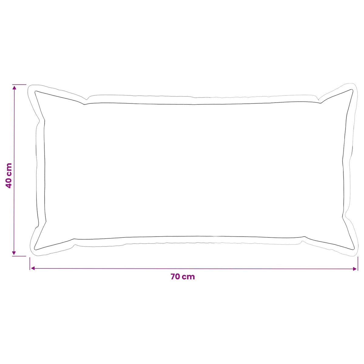 vidaXL Poszewka na poduszkę 2 szt. HOUTEN Szarobeżowy 40 x 70 cm
