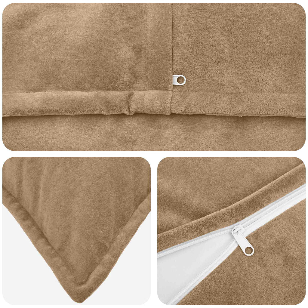 vidaXL Poszewka na poduszkę 6 pcs HOUTEN Ciemnoszary 40 x 70 cm