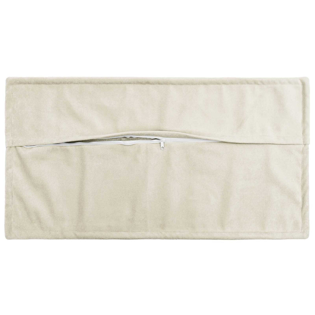 vidaXL Poszewka na poduszkę 2 pcs HOUTEN kremowy 40 x 70 cm