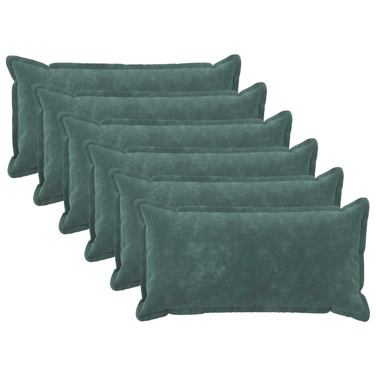 vidaXL Poszewka na poduszkę 6 pcs HOUTEN Niebieski morski 40 x 70 cm