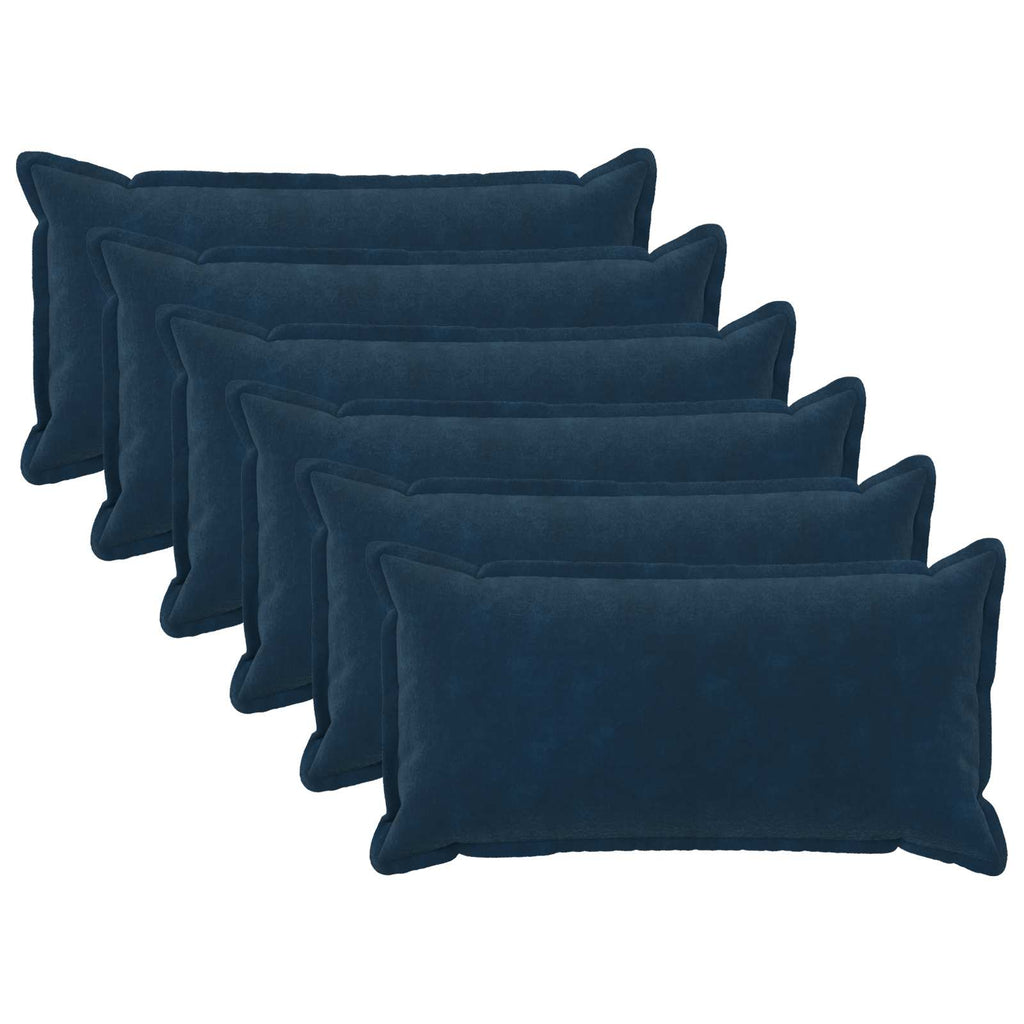 vidaXL Poszewka na poduszkę 6 pcs HOUTEN niebieski 40 x 70 cm